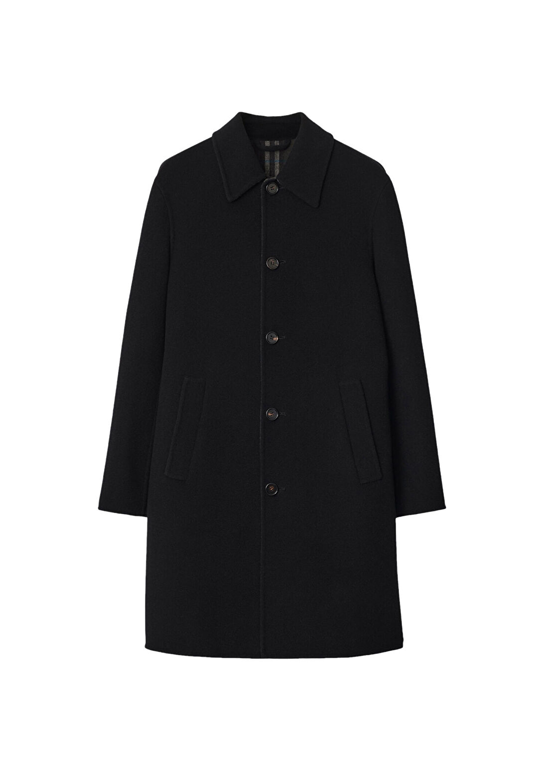 Burberry Worthing Siyah Erkek Kaban
