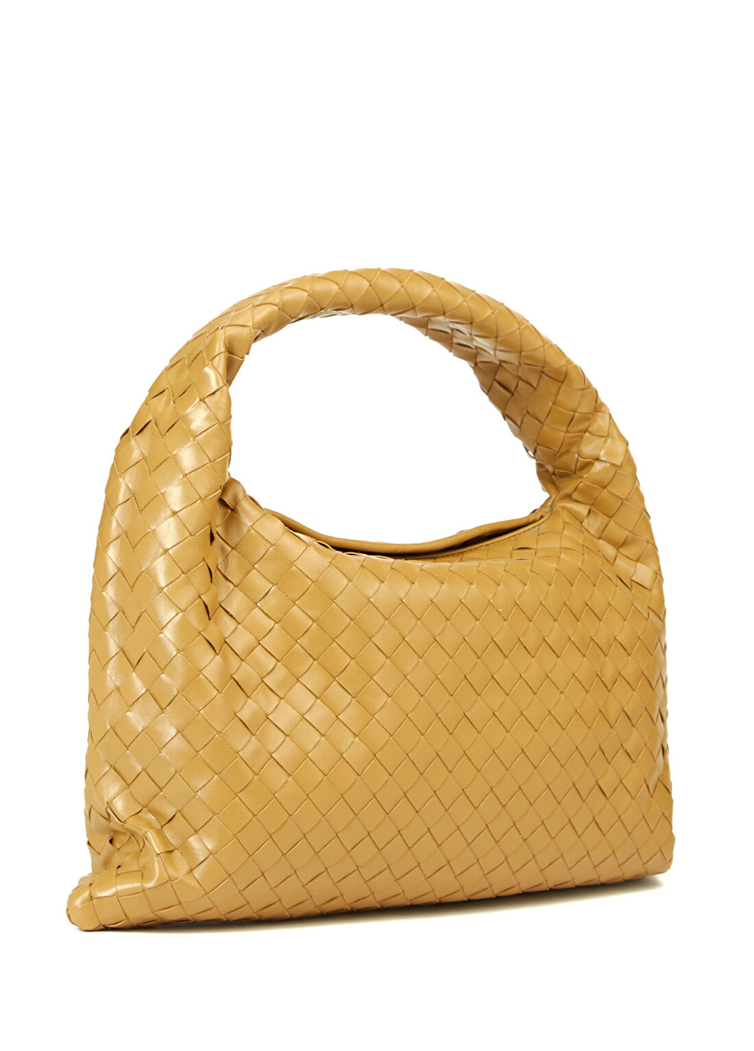 Bottega Veneta Hop Small Taba Kadın Deri Çanta görsel 3