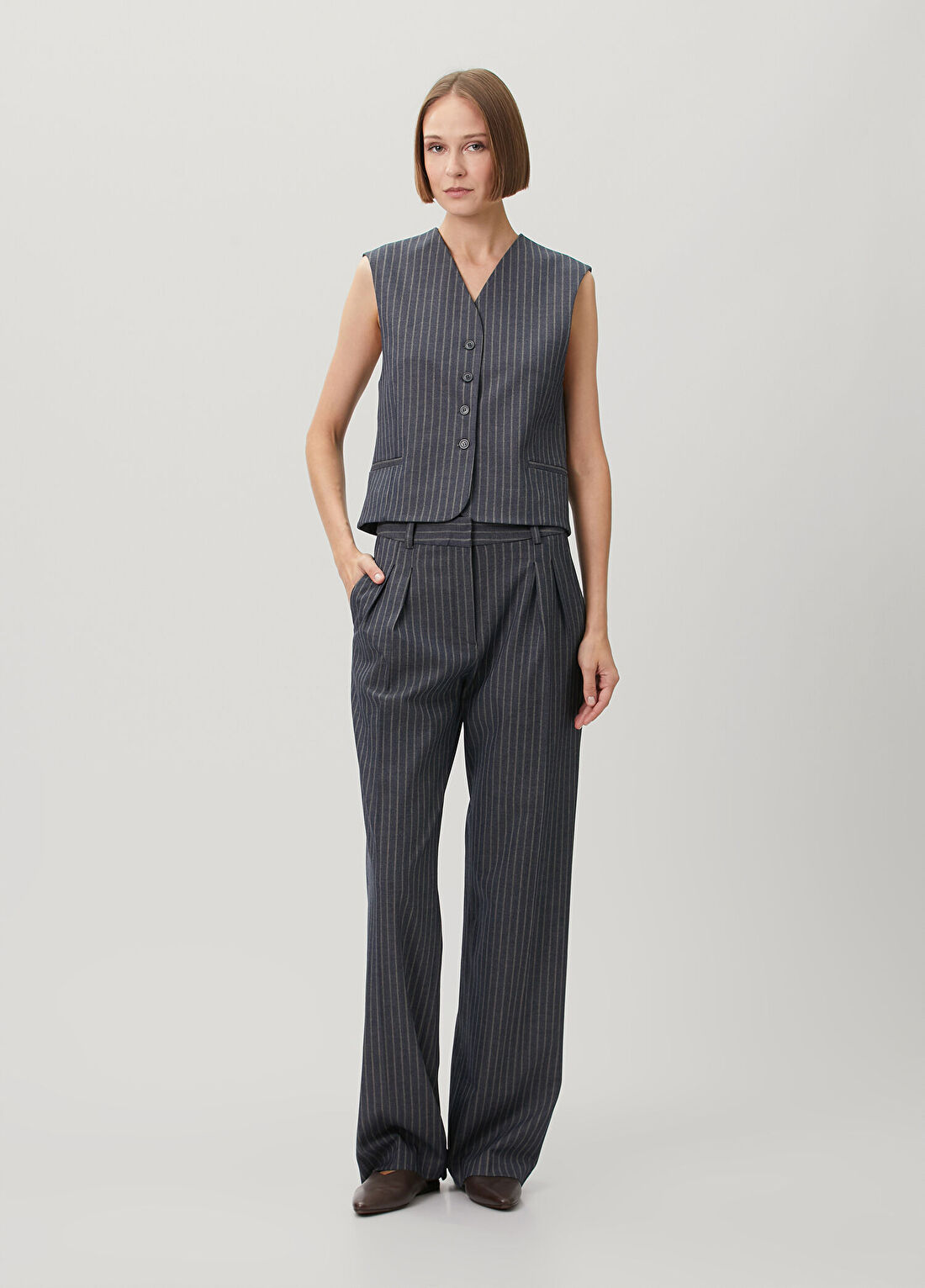 Muse For All Renata Lacivert Pantolon