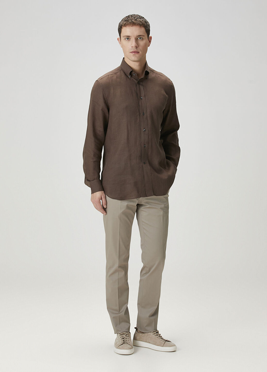 Corneliani Bej Pantolon