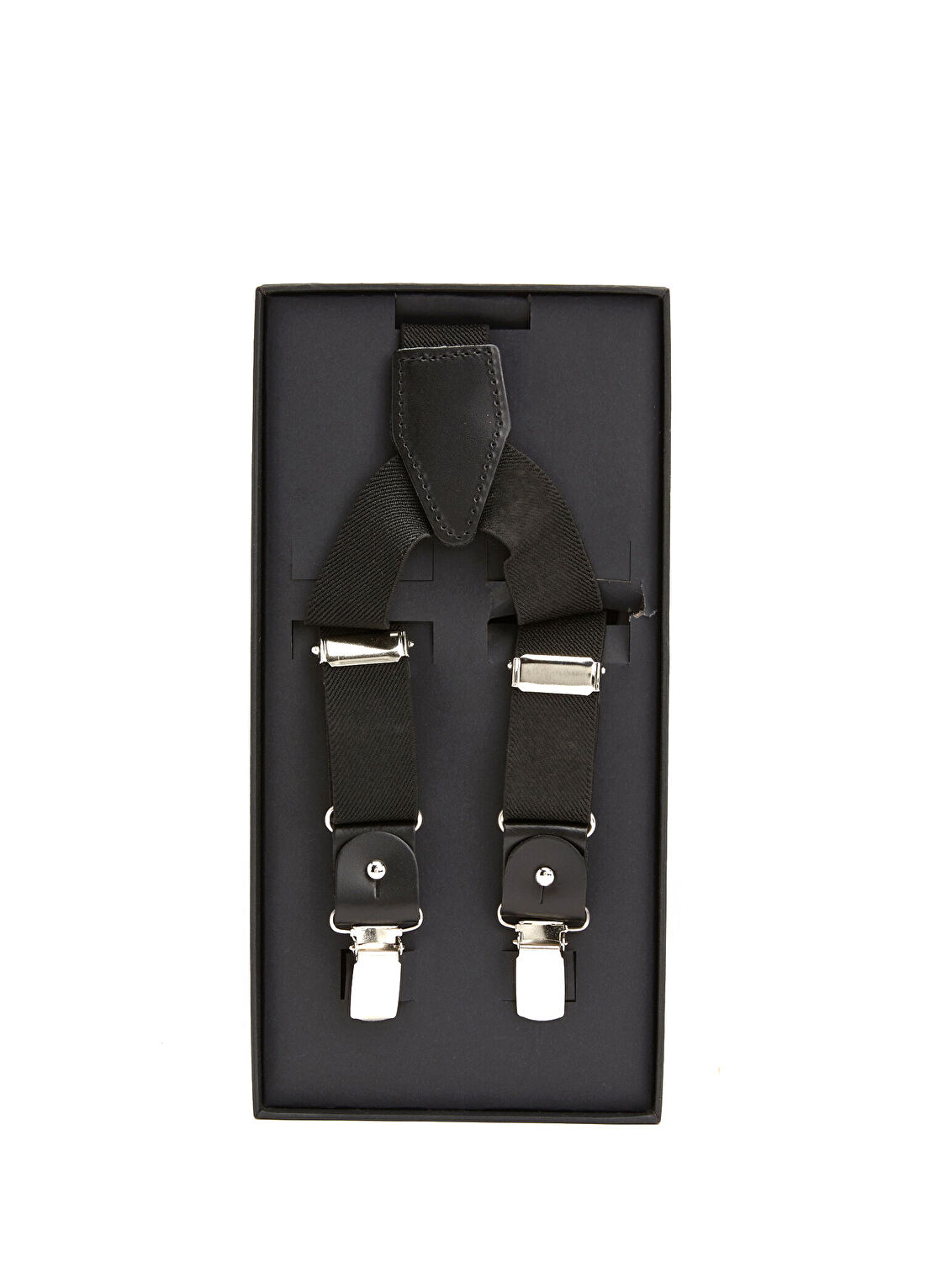 Beymen Collection Siyah Erkek İnce Pantolon Askısı