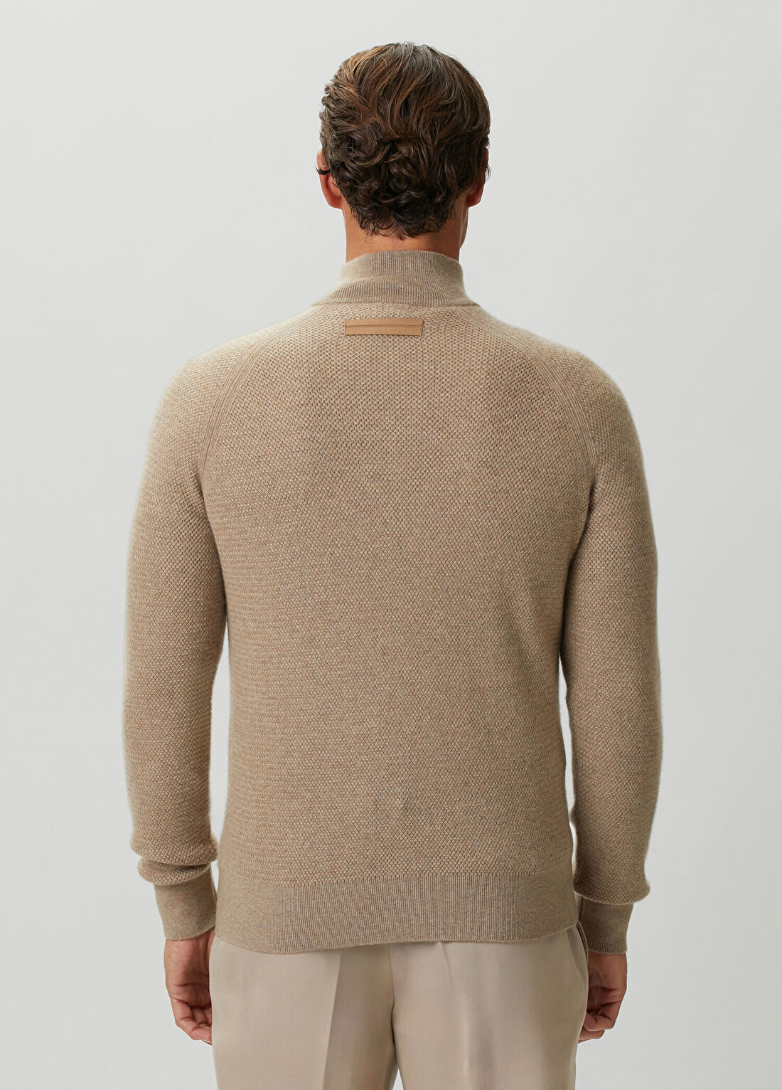 Zegna Bej Kaşmir Triko görsel 4