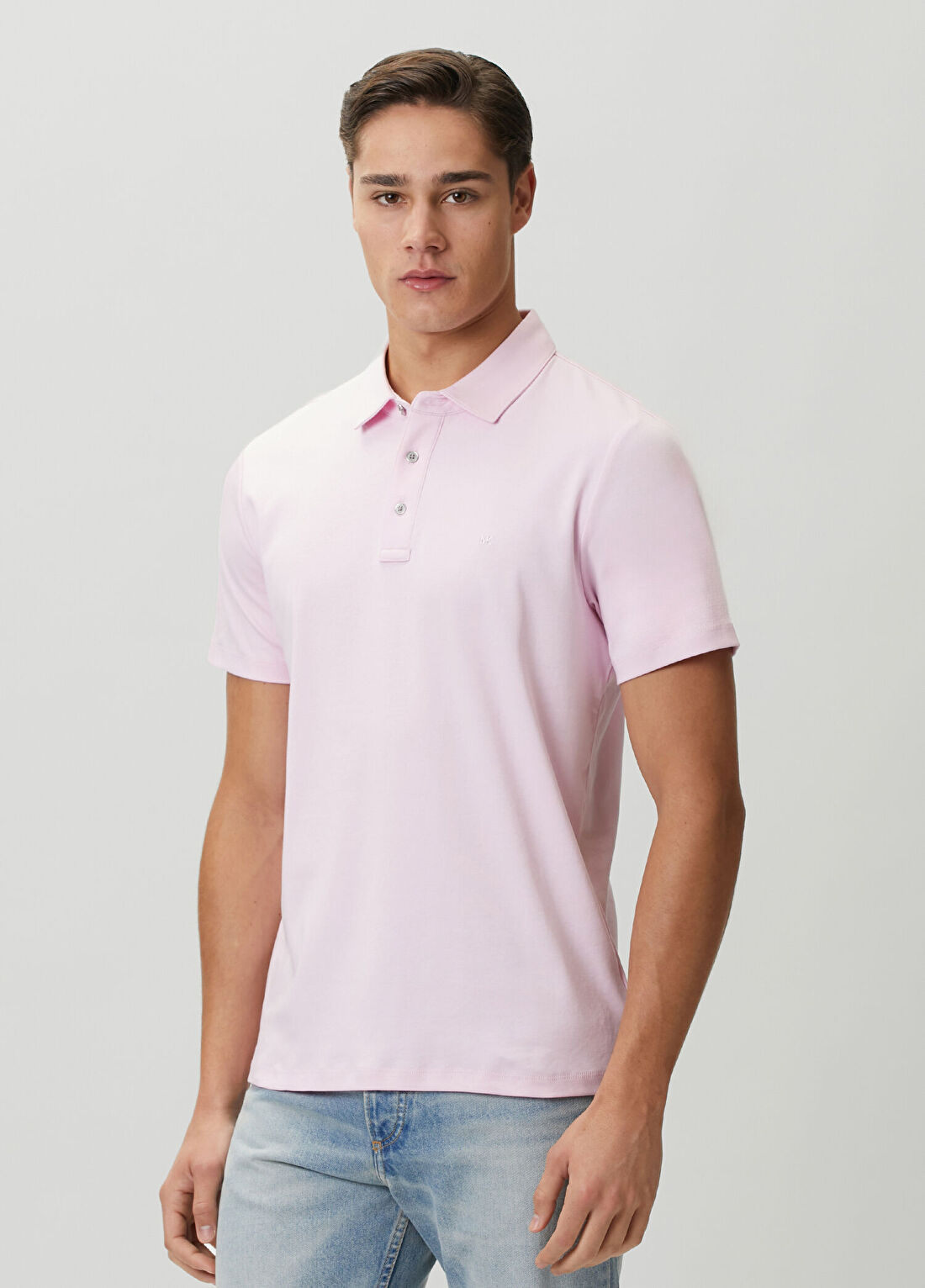 Michael Kors Açık Pembe Polo Yaka T-shirt