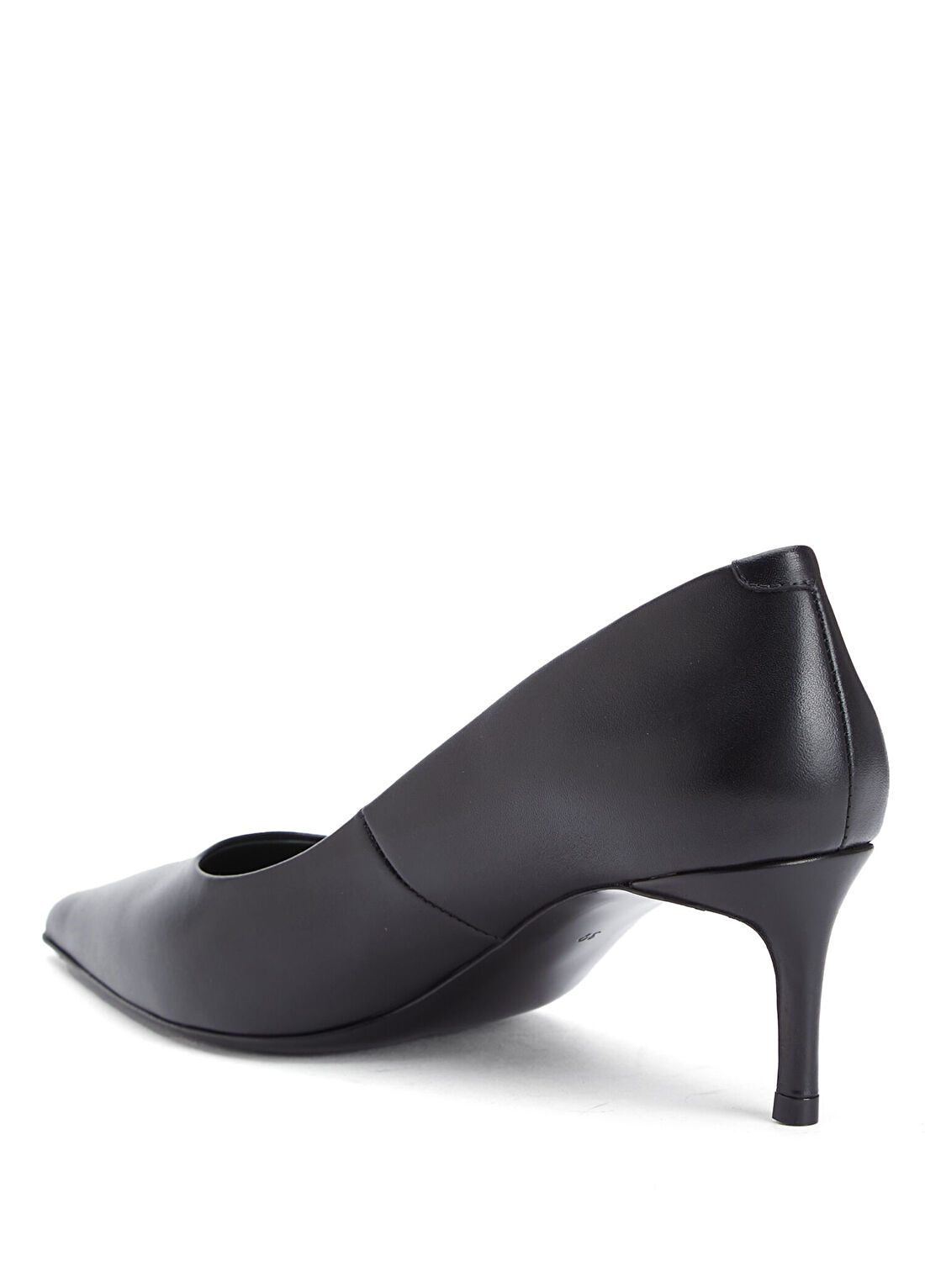 George Hogg Siyah Deri Stiletto görsel 3
