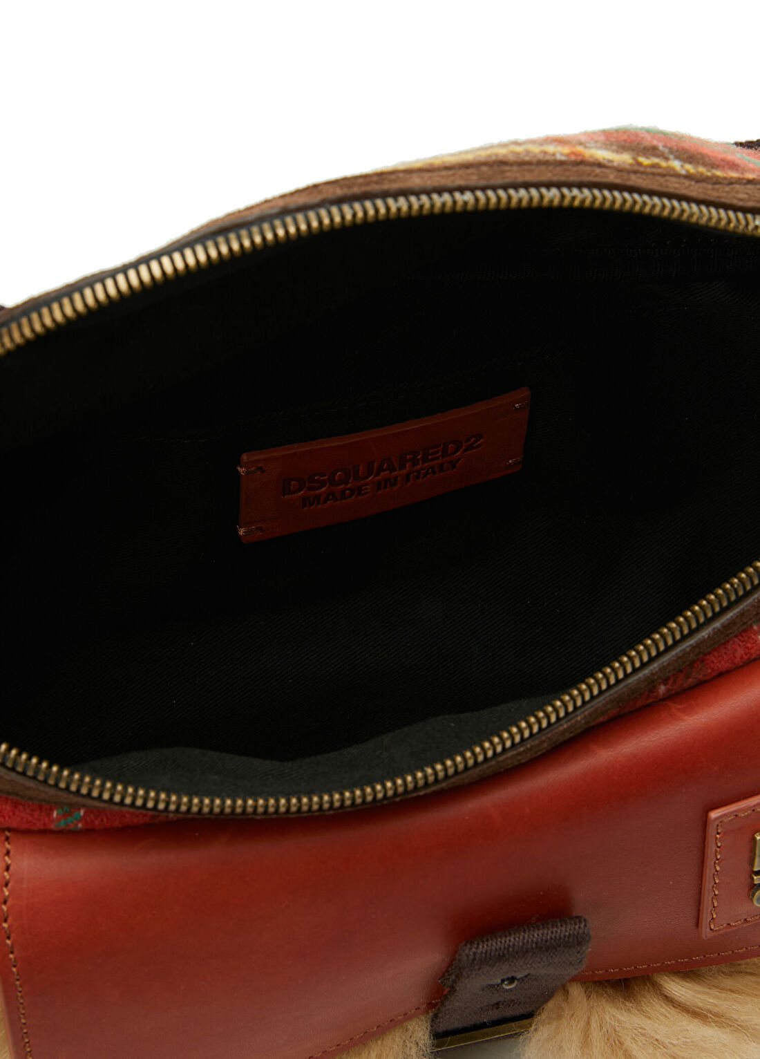 Dsquared2 Kahverengi Erkek Bel Çantası görsel 4