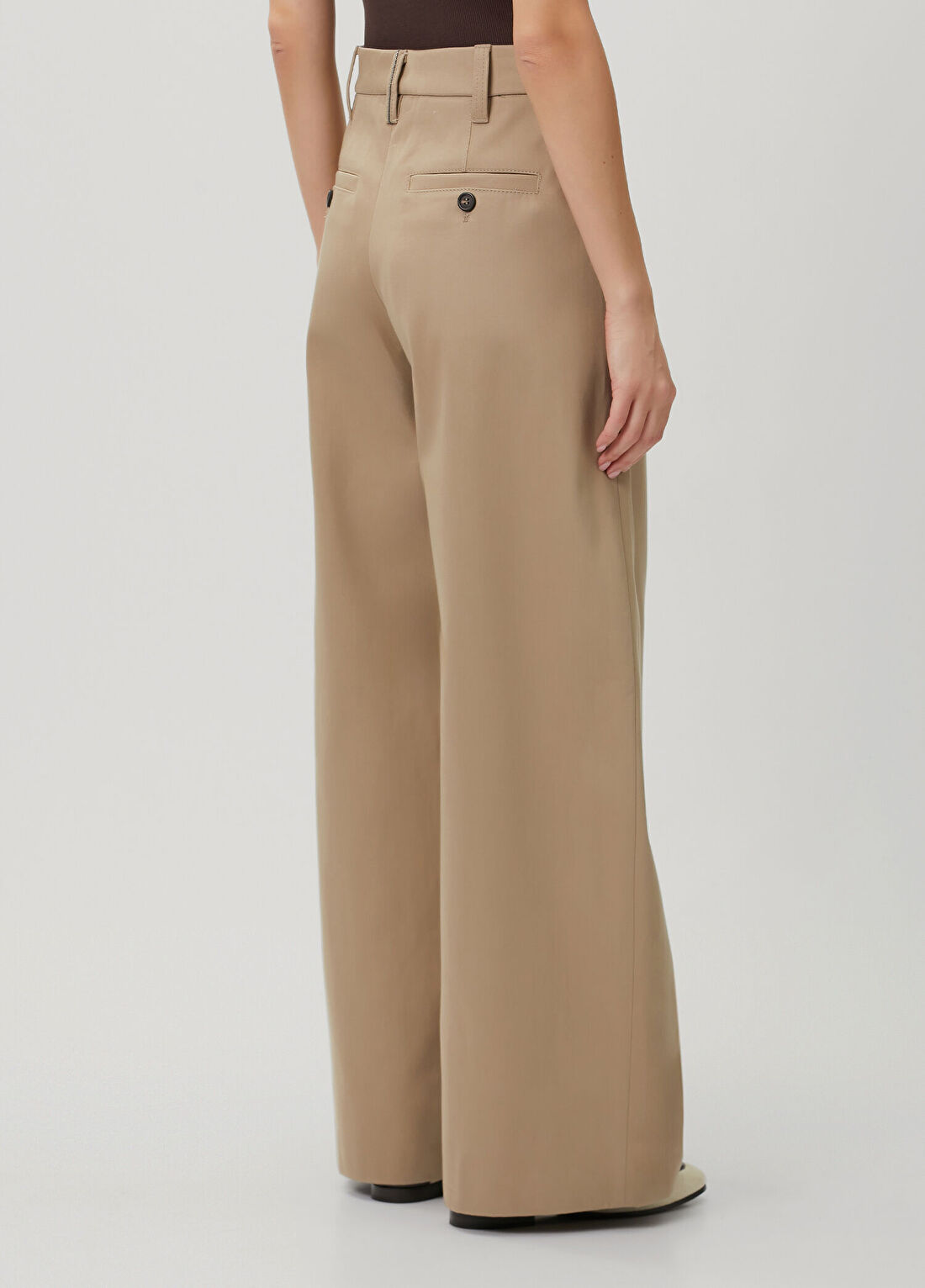 Brunello Cucinelli Koyu Bej Pantolon görsel 4
