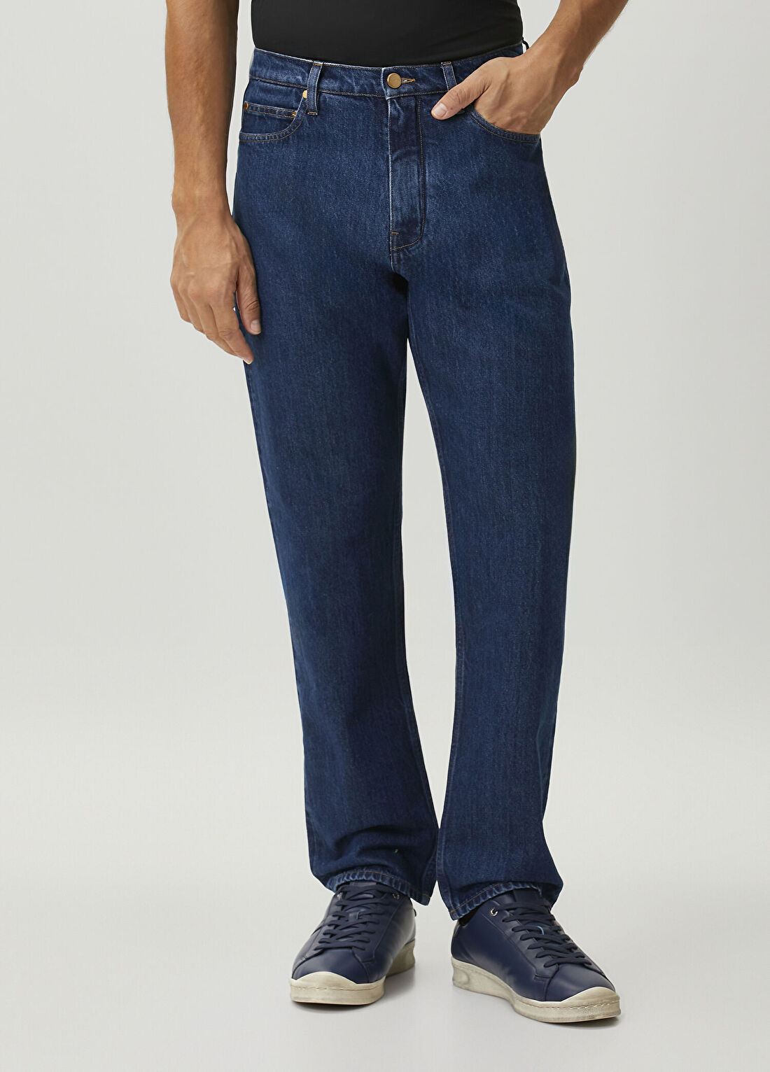 Jil Sander Mavi Jean Pantolon görsel 2