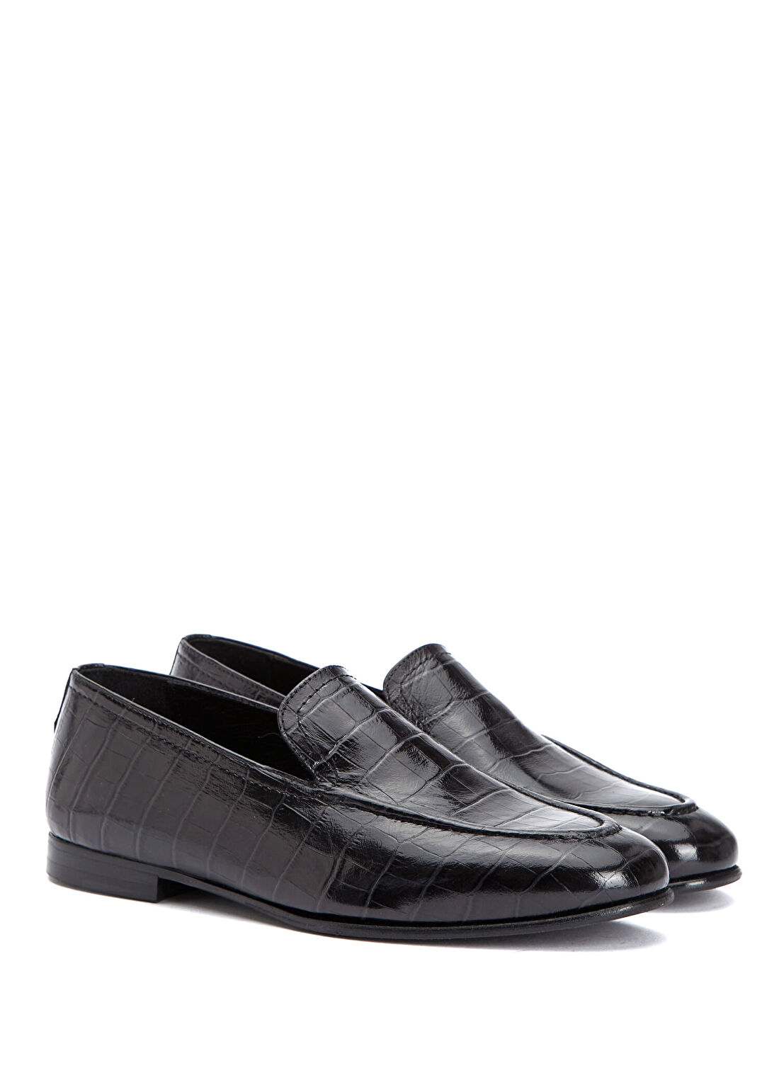 Beymen Collection Siyah Kadın Deri Loafer görsel 2