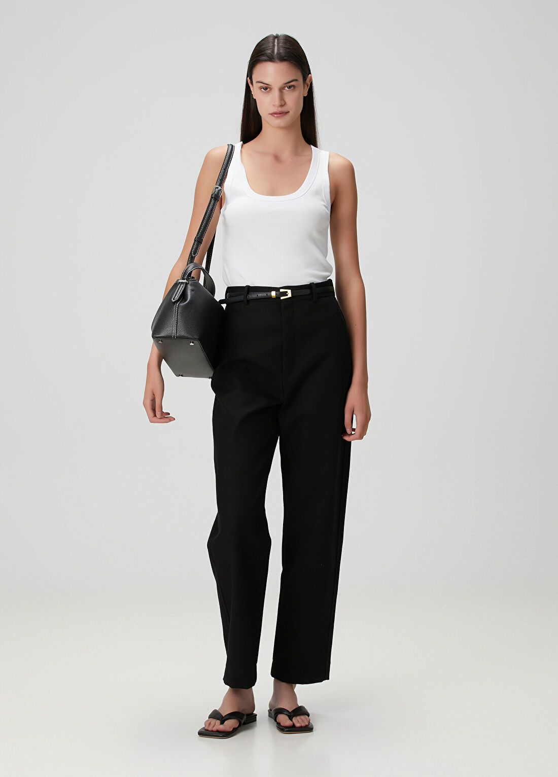 Wardrobe Nyc Siyah Twill Pantolon