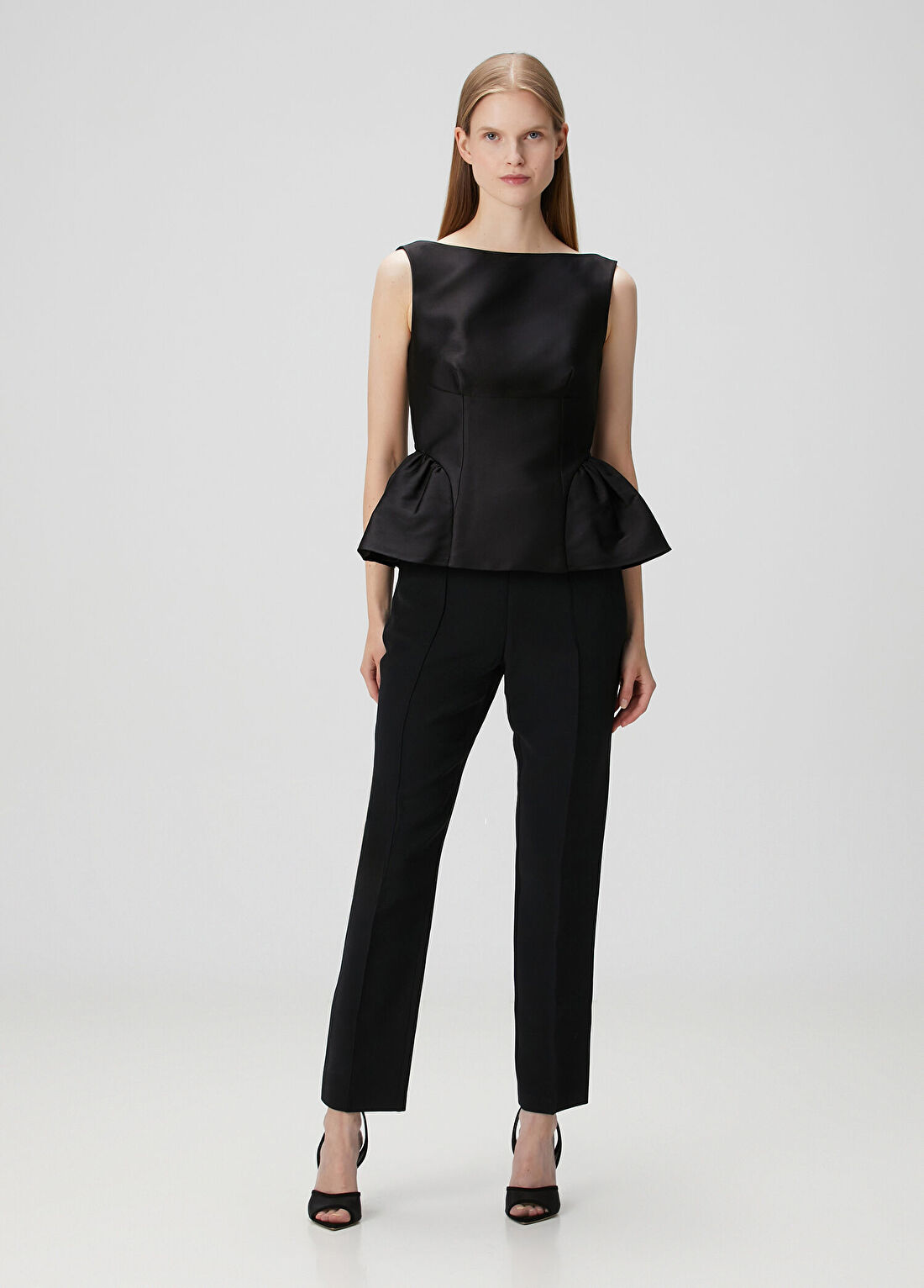 Roland Mouret Siyah Yün Pantolon