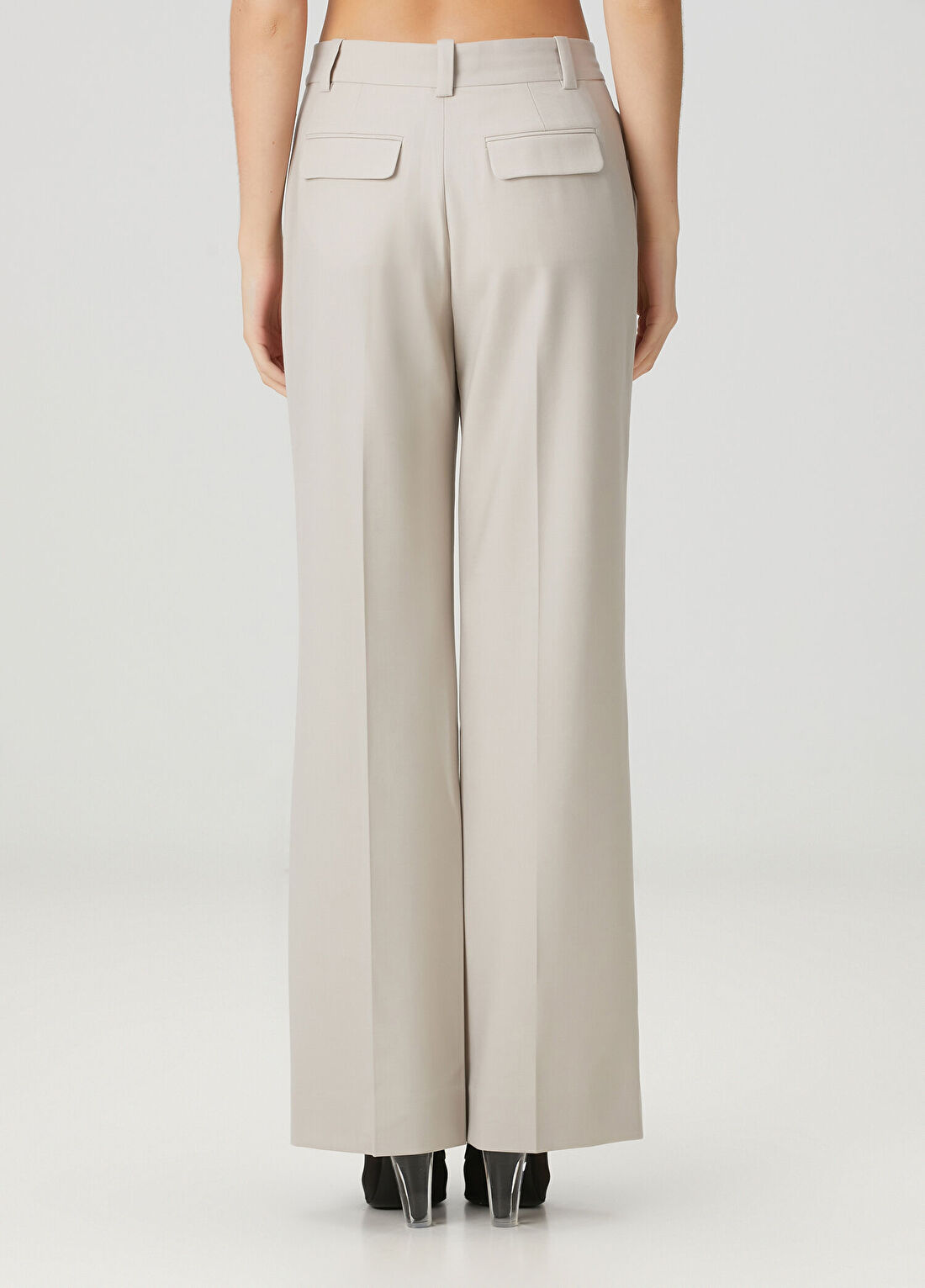 Victoria Beckham Gri Pantolon görsel 4
