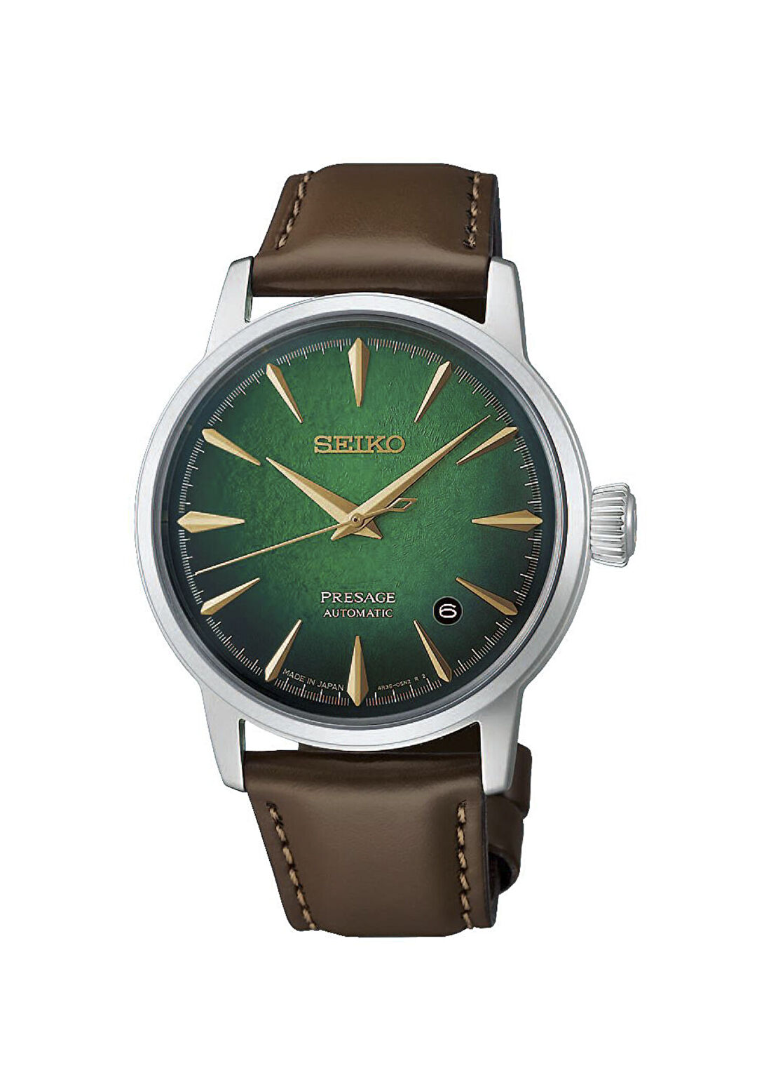 Seiko HCB002J1 Presage Coctail Kahverengi Deri Erkek Kol Saati