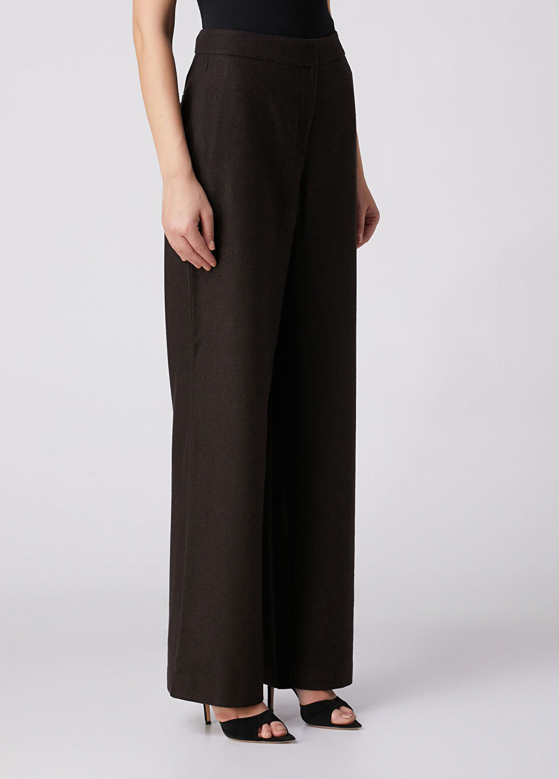 Beymen Collection Kahverengi Yün Pantolon görsel 3