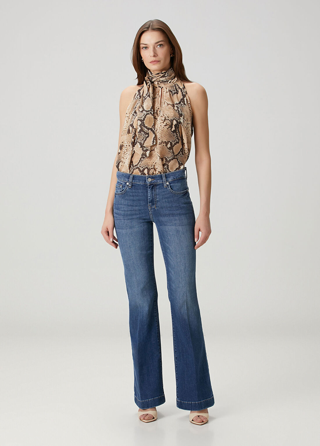 7 For All Mankind Dojo Mavi Jean Pantolon