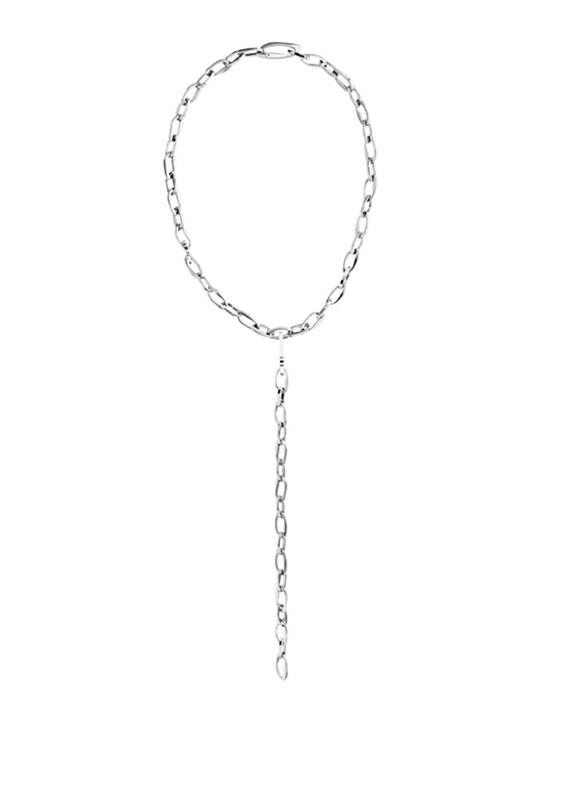 Calvin Klein CKJ35000804 Metalik Gri Çelik Kadın Kolye görsel 3