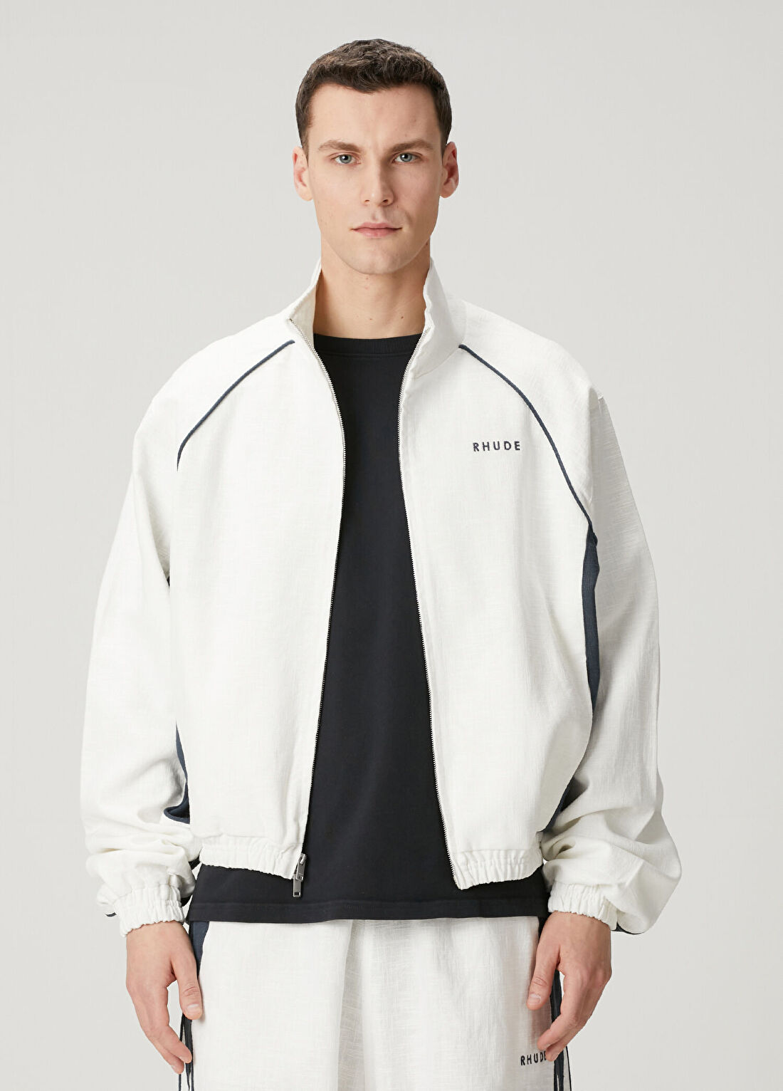 Rhude Ramona Beyaz Keten Sweatshirt