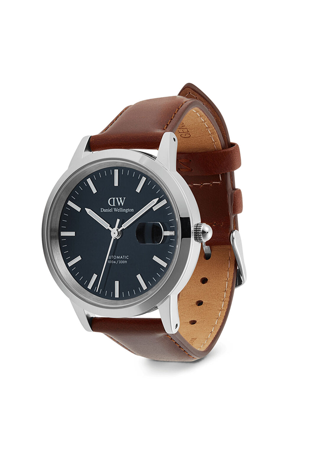 Daniel Wellington DW00600755 Iconic St Mawes Kahverengi Deri Erkek Kol Saati görsel 4