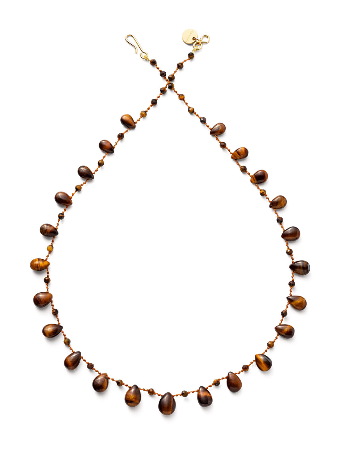 Ivarene Willetta DB Tiger's Eye Kahverengi Kadın Kolye