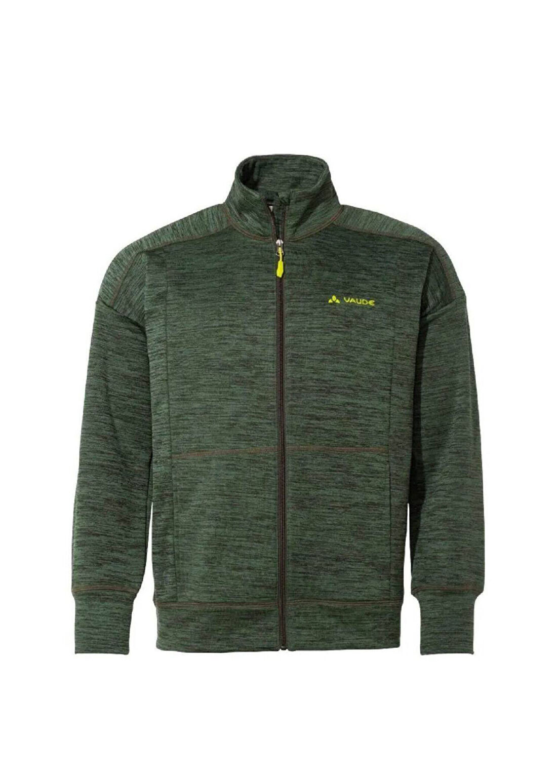 Vaude Less Waste Yeşil Fermuarlı Unisex Spor Sweatshirt