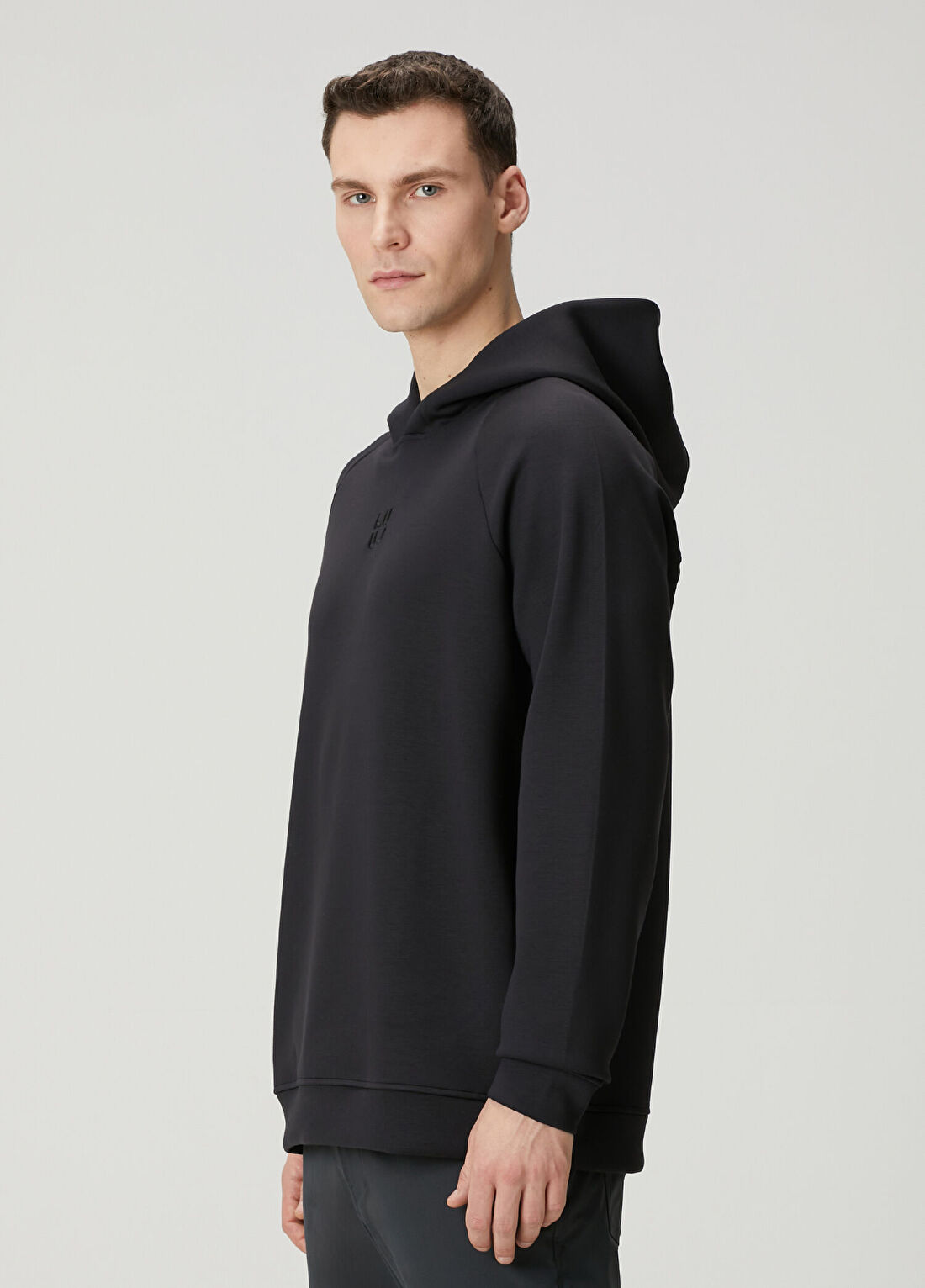 lululemon Smooth Spacer Pullover Siyah Kapüşonlu Sweatshirt görsel 3