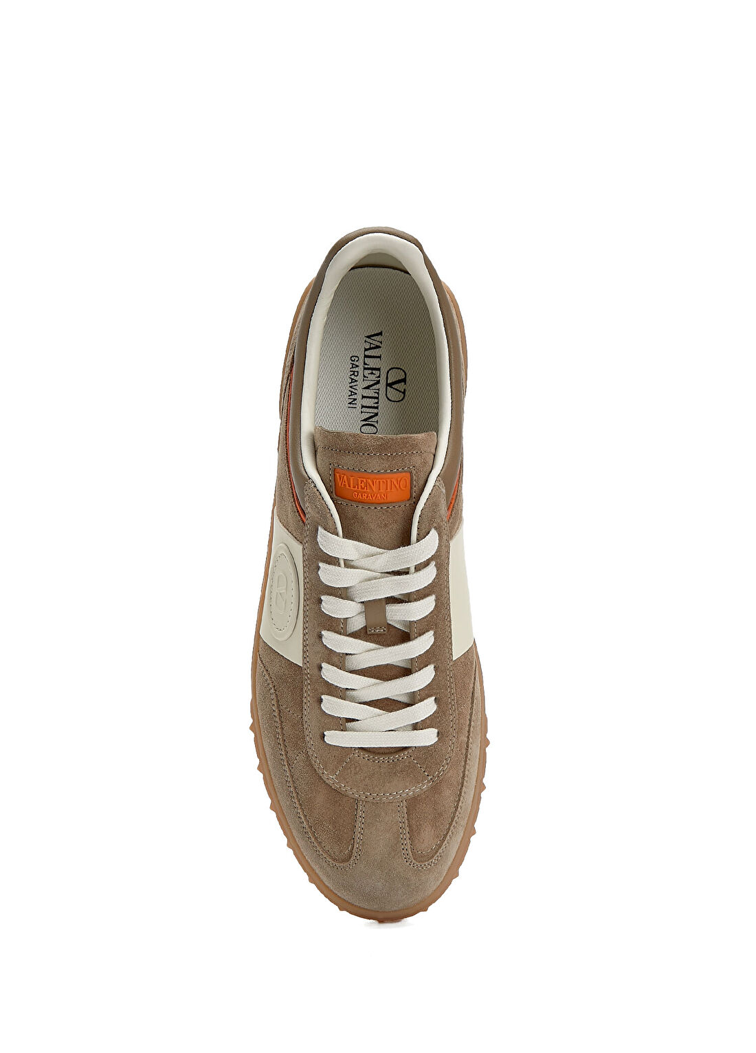 Valentino Garavani Upvillage Bej Erkek Süet Sneaker görsel 4