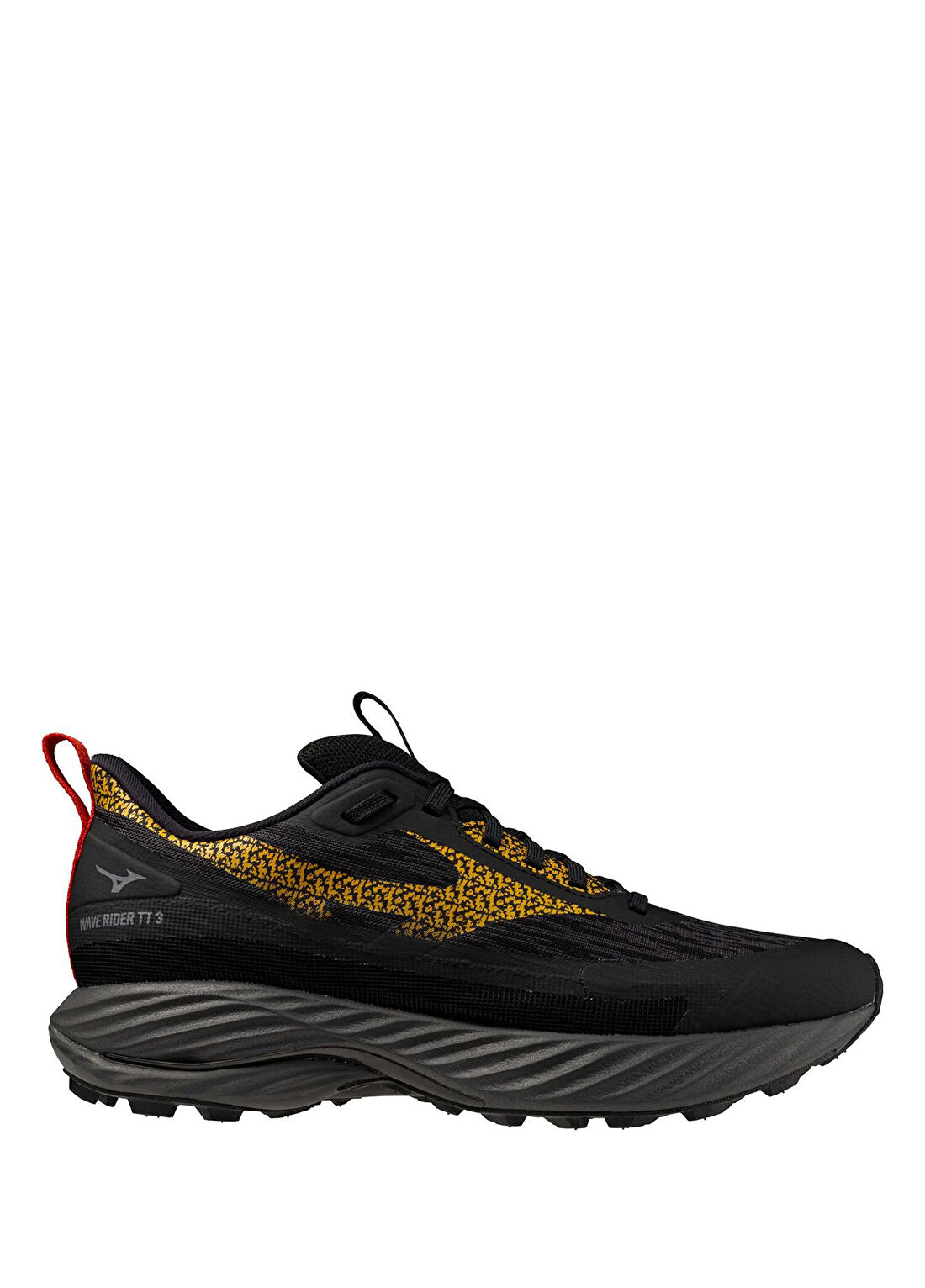 Mizuno Wave Rider TT 3 Siyah Sarı Kadın Koşu Ayakkabısı