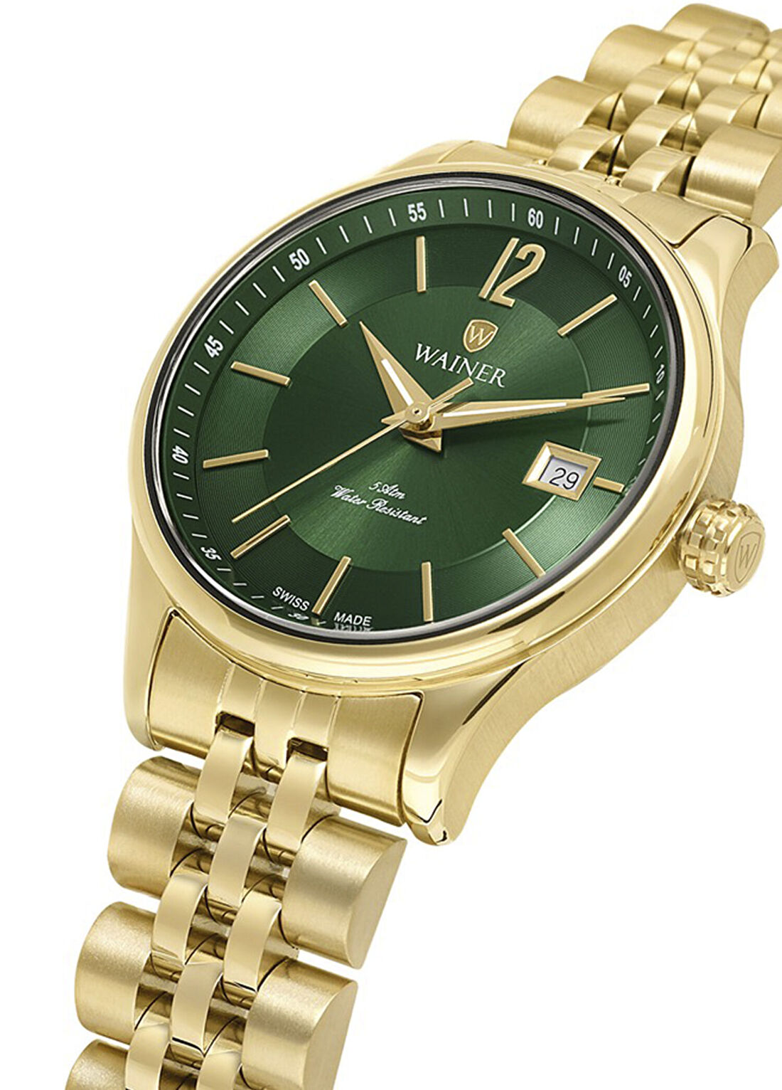 Wainer WA.19030-E Altın Rengi Metal Kadın Kol Saati görsel 4