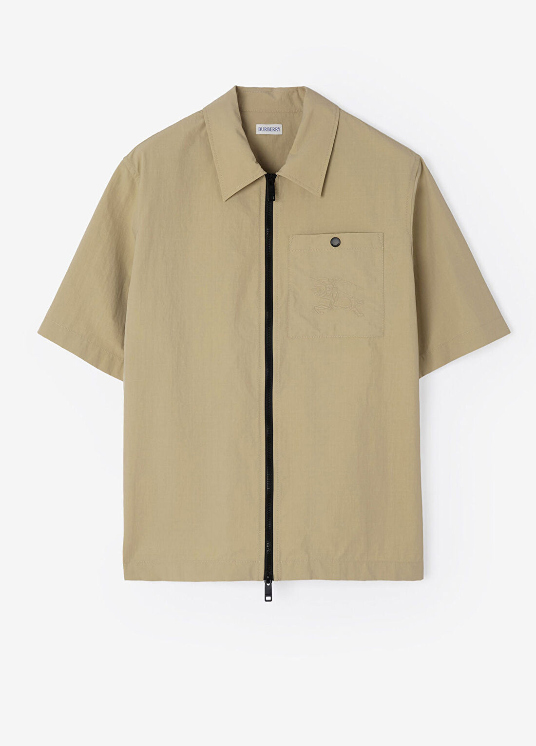 Burberry Bej Kısa Kollu Erkek Gömlek