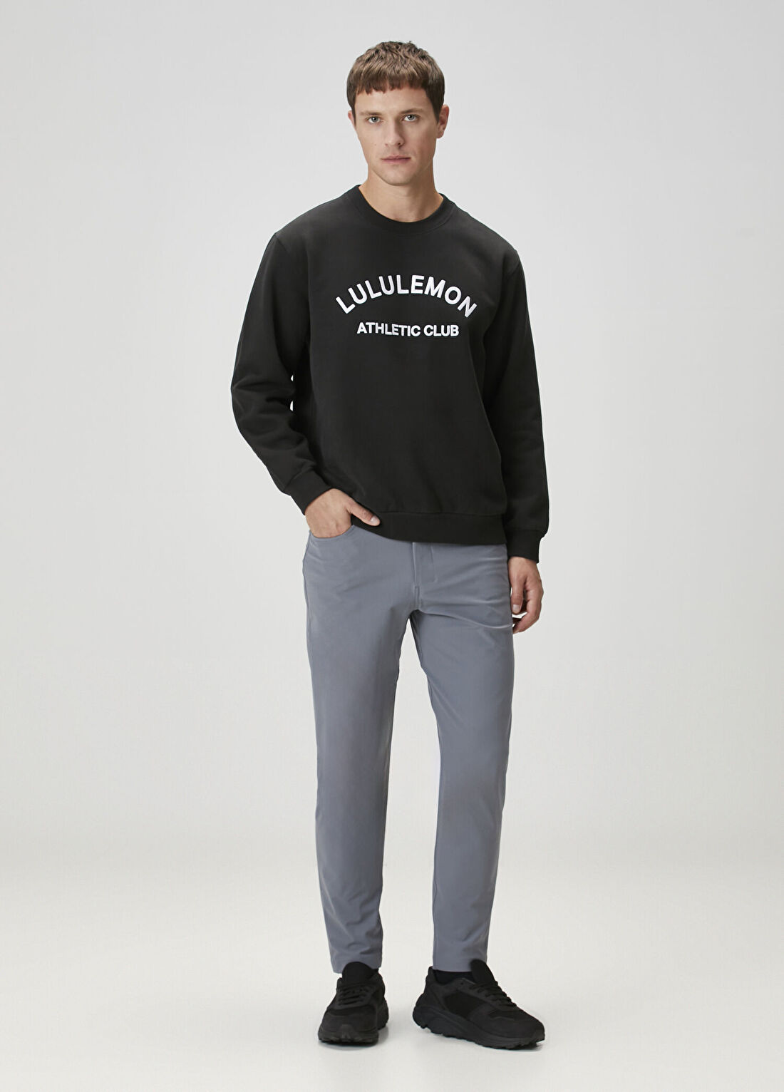 lululemon Slim Fit Gri Pantolon