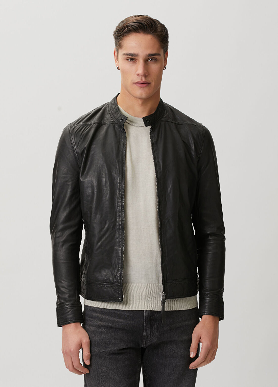 AllSaints Colt Siyah Deri Ceket