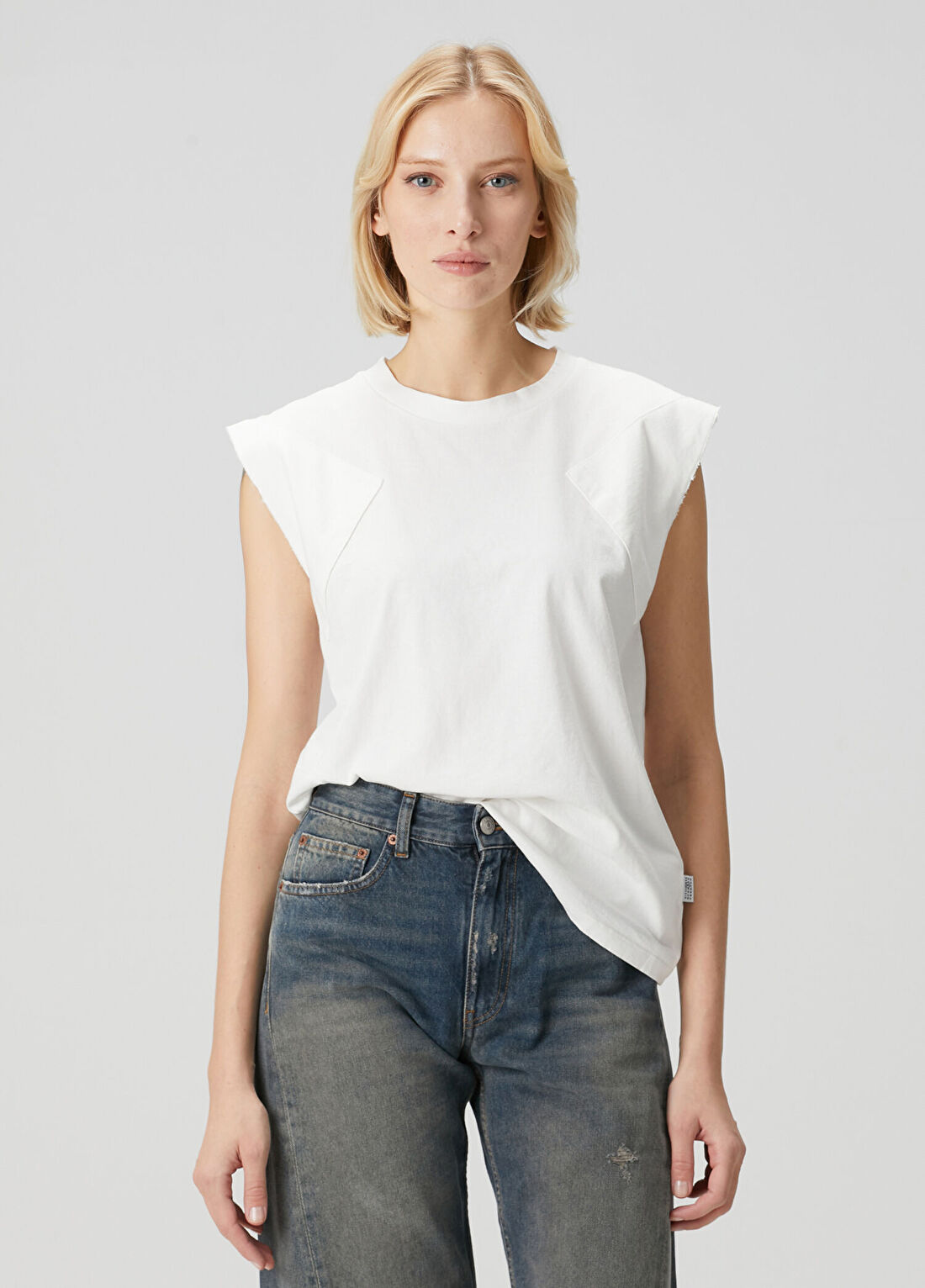 MM6 Maison Margiela Beyaz T-shirt