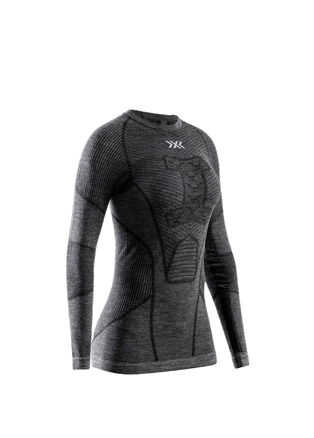 X-Bionic Merino Gri Kadın Uzun Kollu Termal Üst İçlik