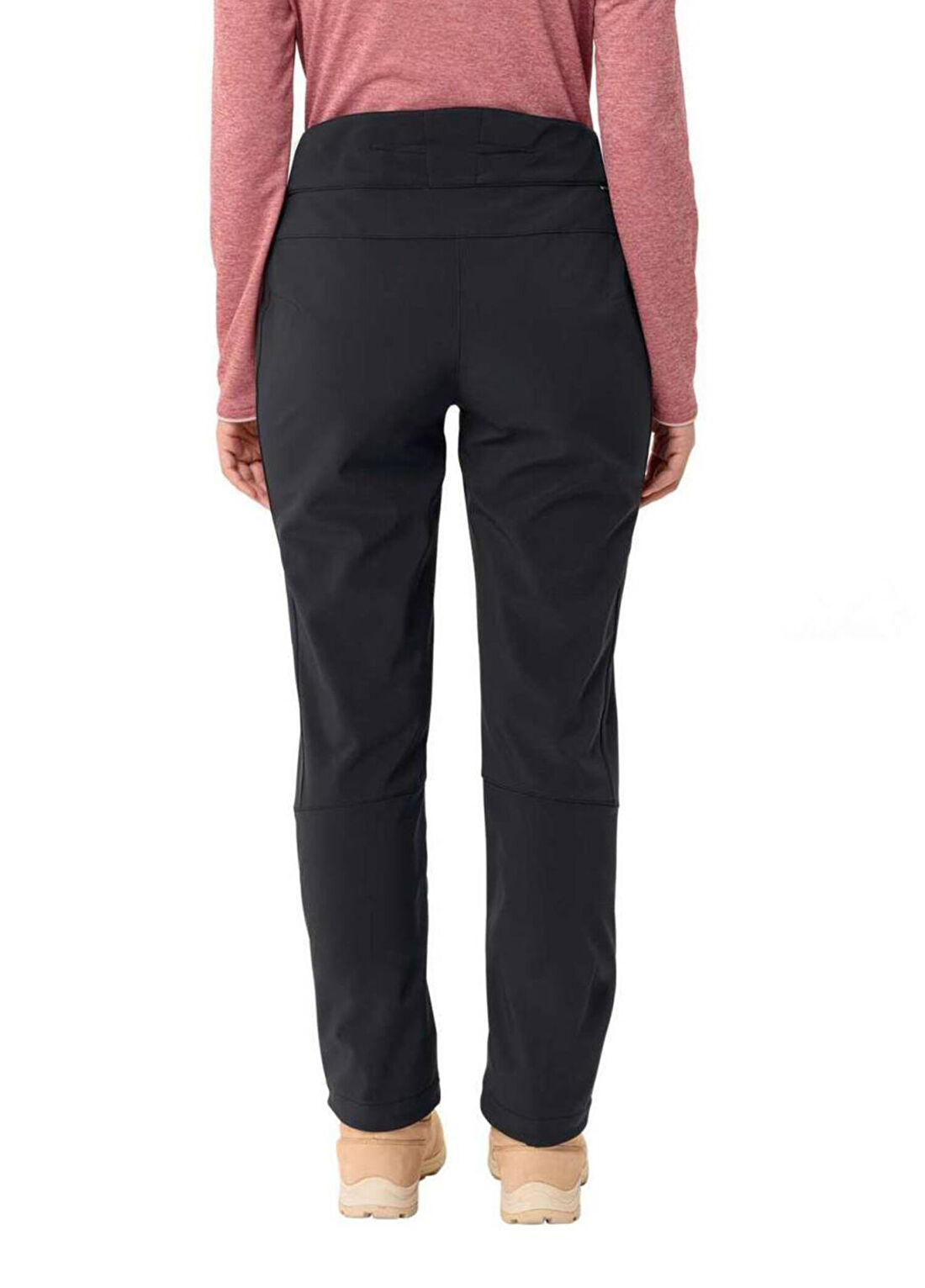 Vaude Elope Softshell Siyah Kadın Spor Pantolon 46342 görsel 3
