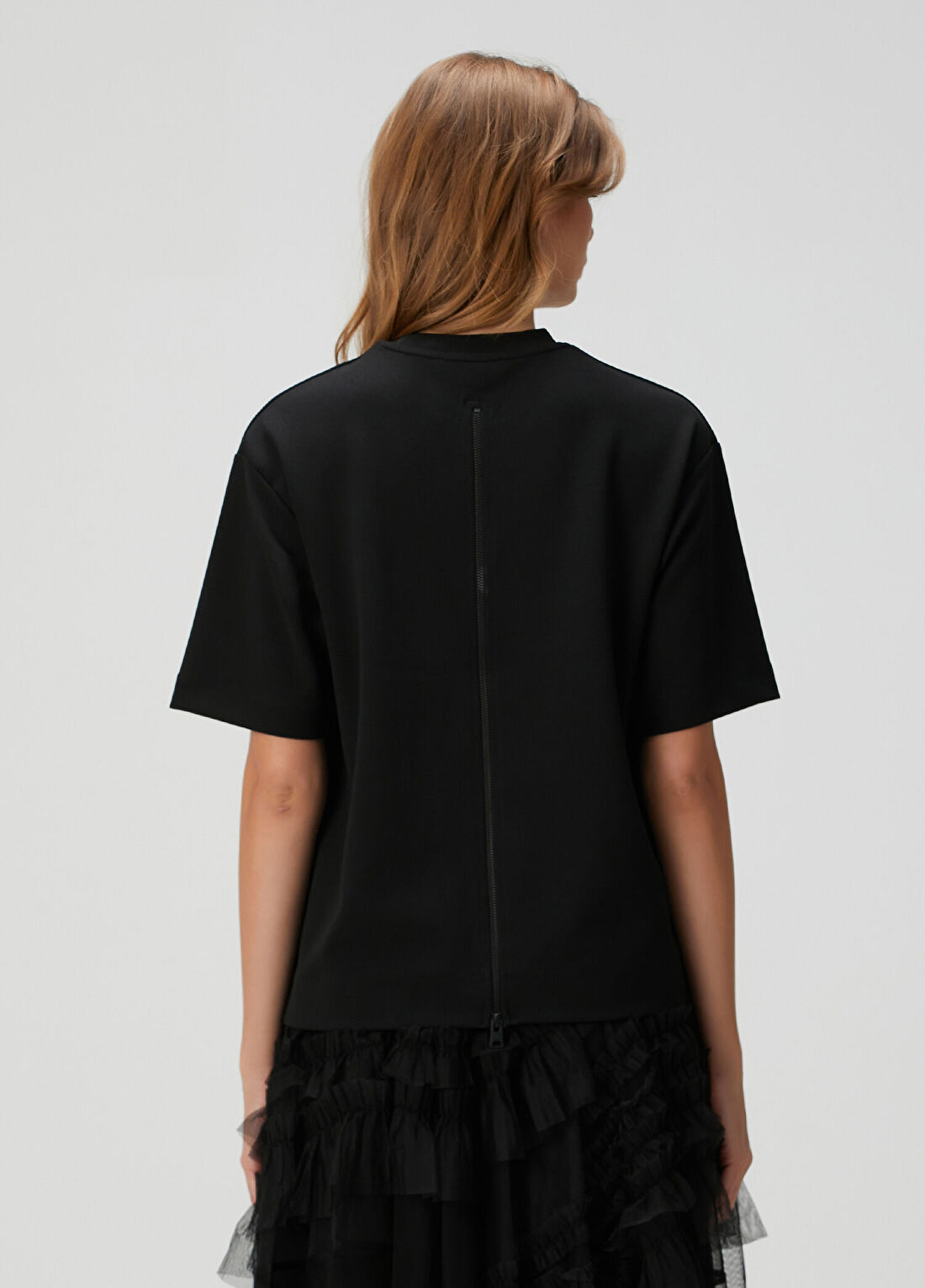 AllSaints Dani Siyah T-shirt görsel 4