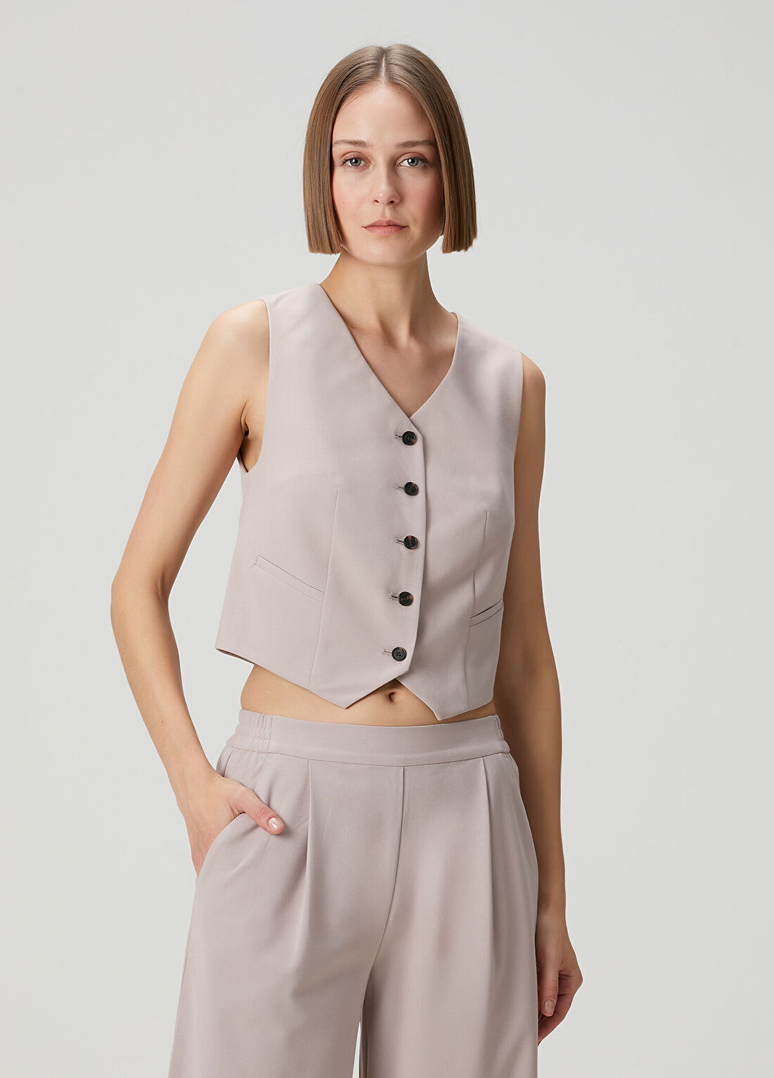 AllSaints Aleida Lila Yelek