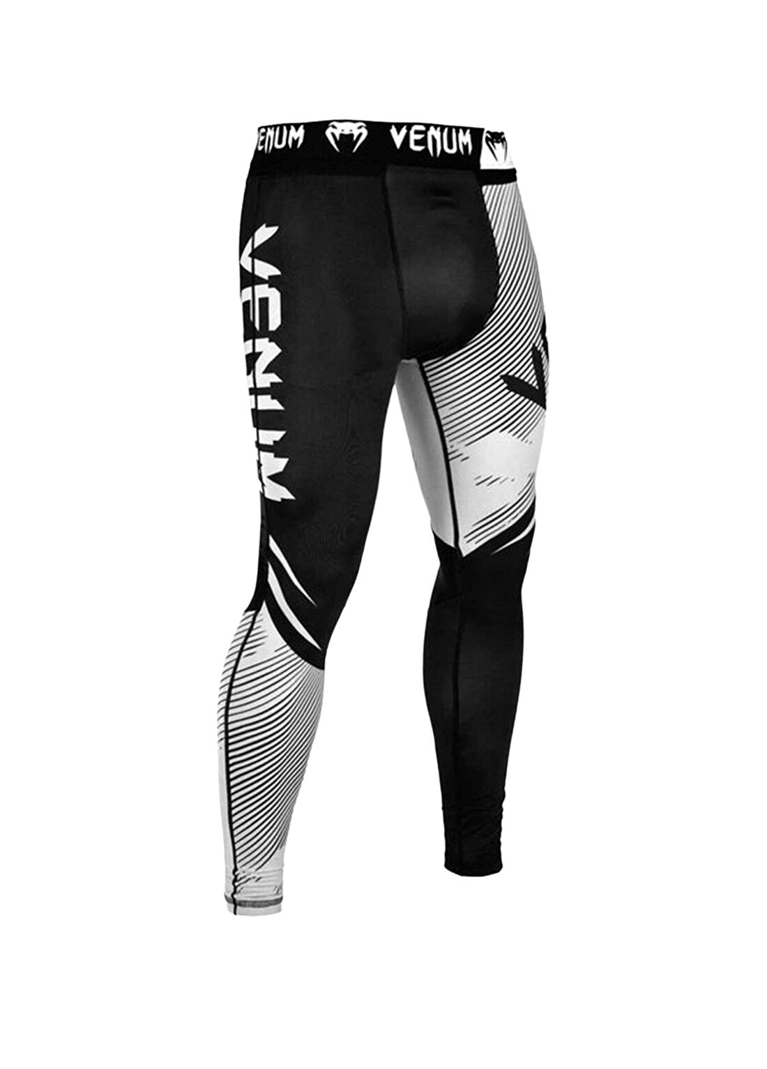 Venum Nogi 2.0 NoGi Compression Tights Black White Erkek Spor Tayt