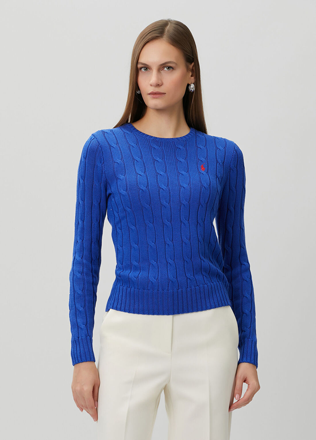 Polo Ralph Lauren Mavi Saç Örgü Triko