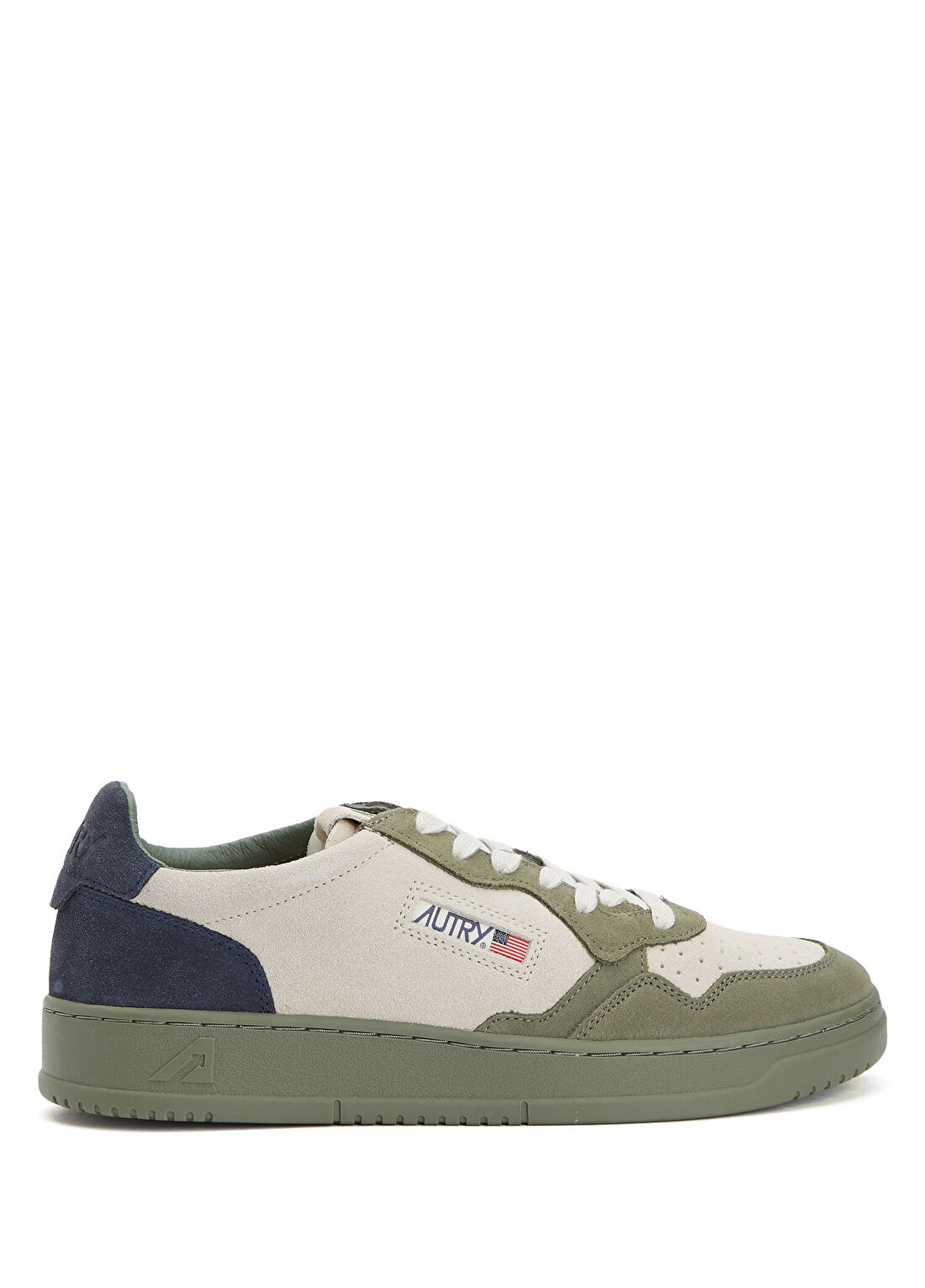 Autry Medalist Haki Bej Erkek Deri Sneaker