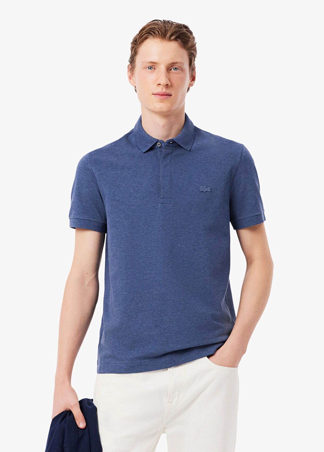 Lacoste Lacivert Regular Fit Paris Polo Yaka Kısa Kollu Erkek T-Shirt
