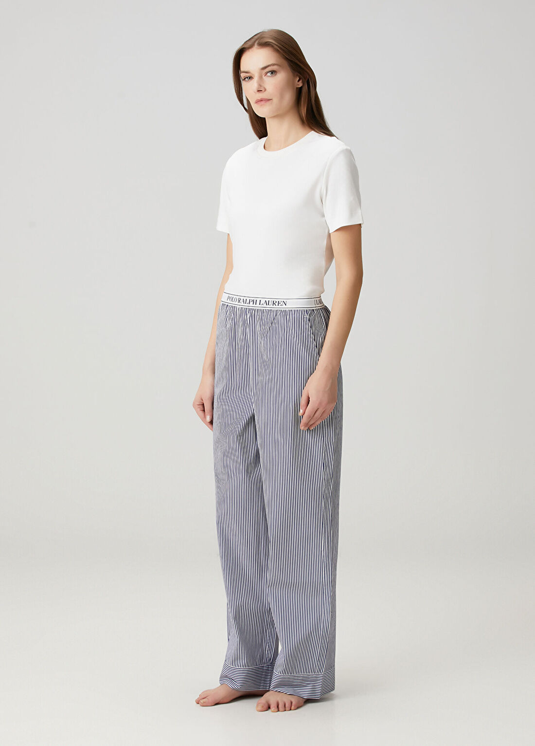 Polo Ralph Lauren-Lingerie Lacivert Çizgili Pijama Altı