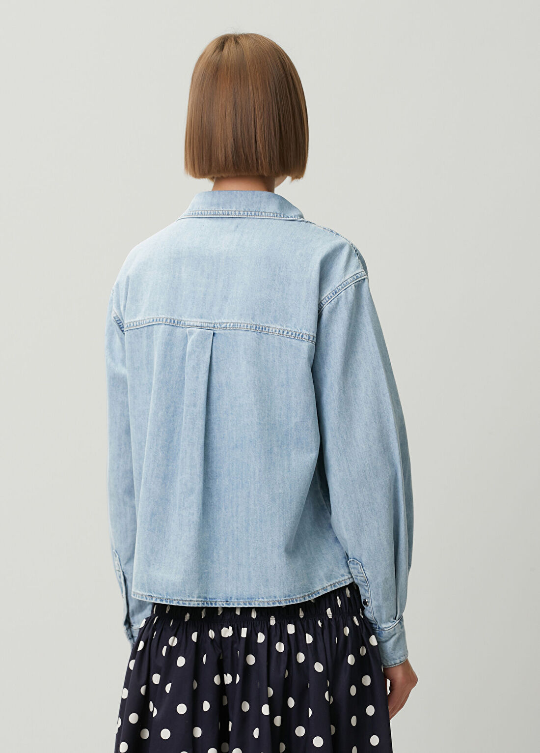 Maje Citikate Mavi Denim Gömlek görsel 4