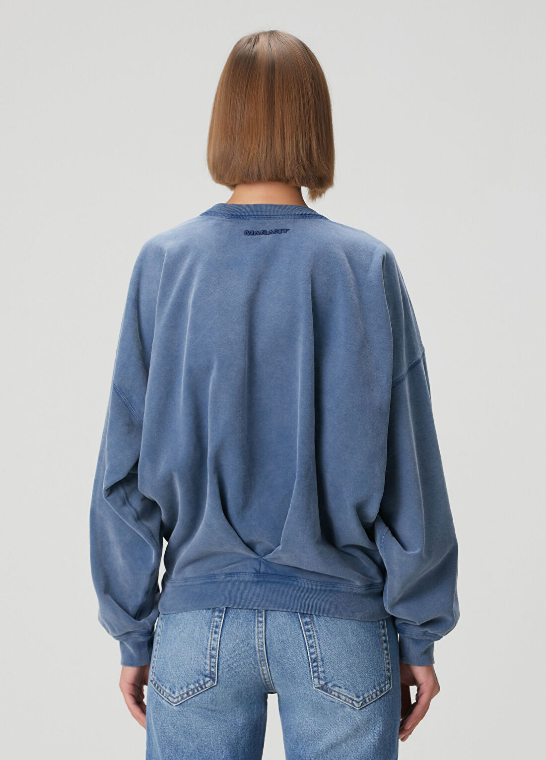 Marant Etoile Sauria Mavi Sweatshirt görsel 4