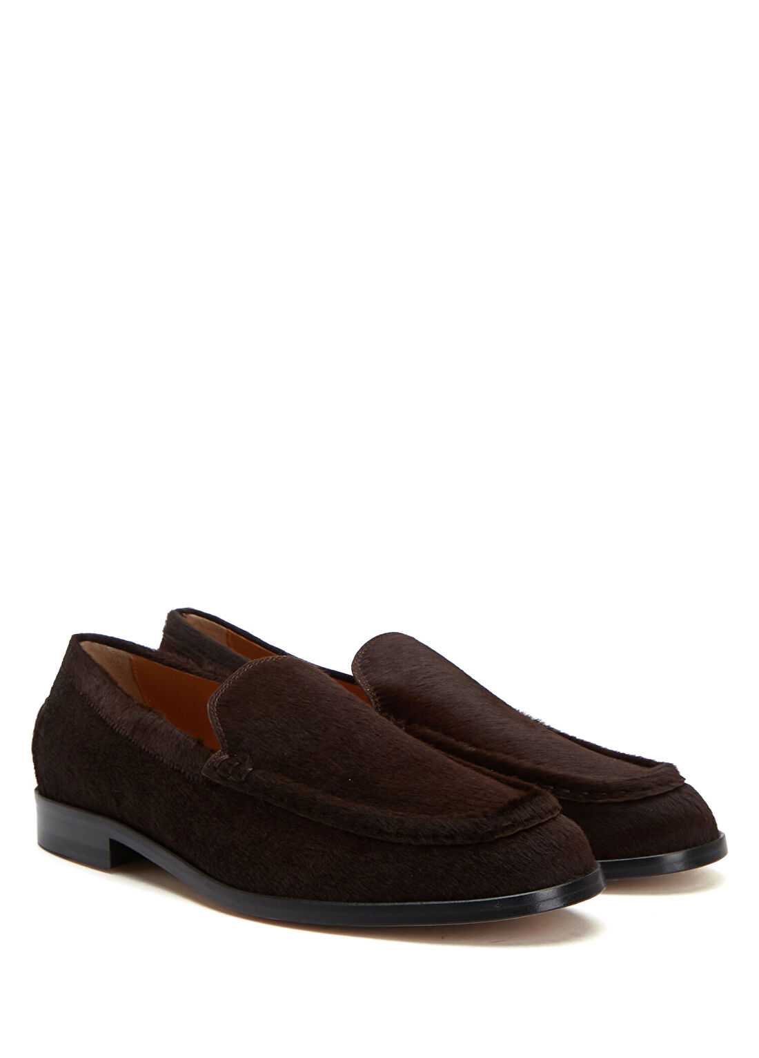 Tod's Koyu Kahverengi Kadın Deri Loafer görsel 2
