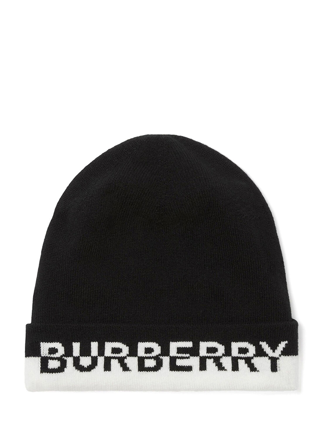 Burberry Core Siyah Kaşmir Logolu Kadın Bere