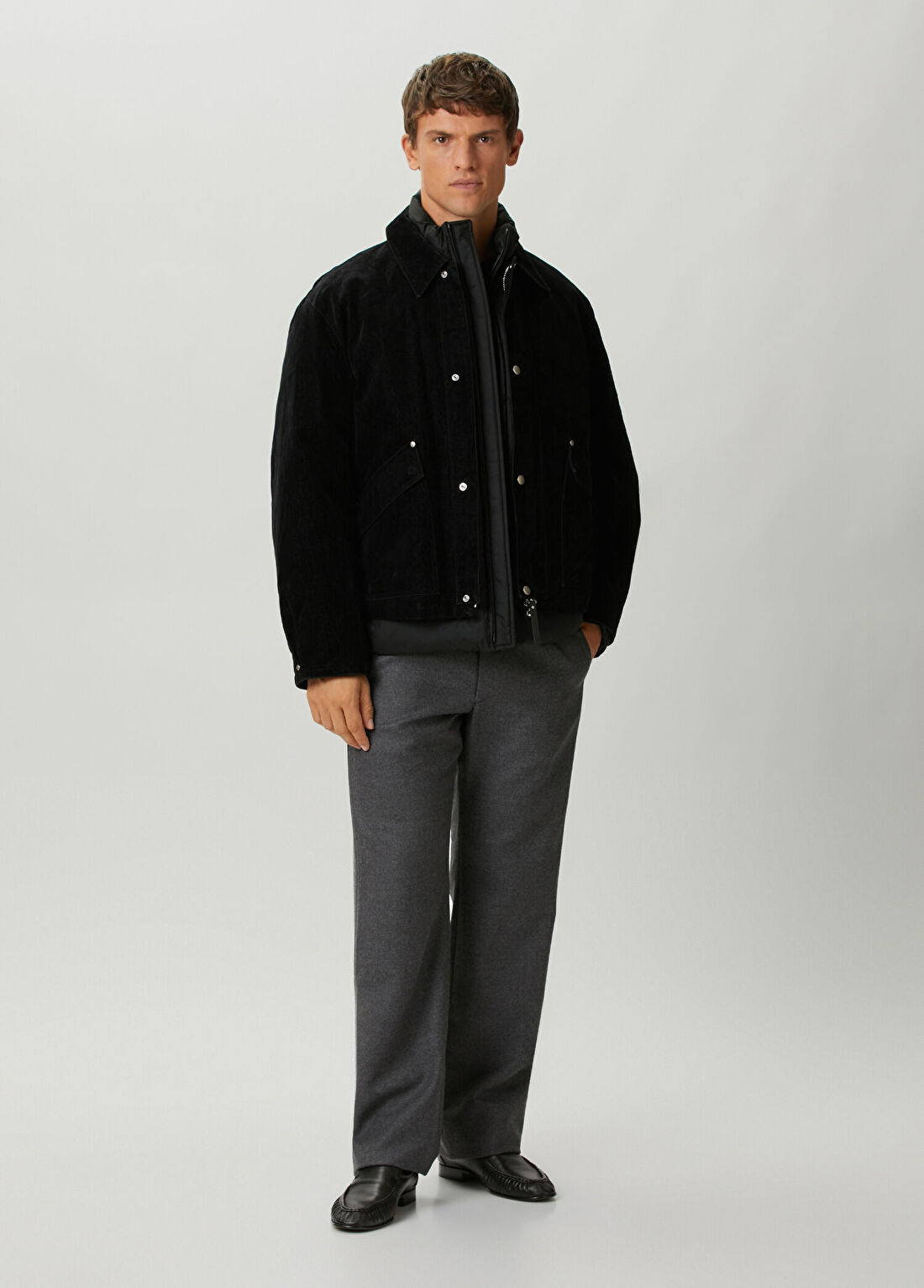 Solid Homme Siyah Mont görsel 3