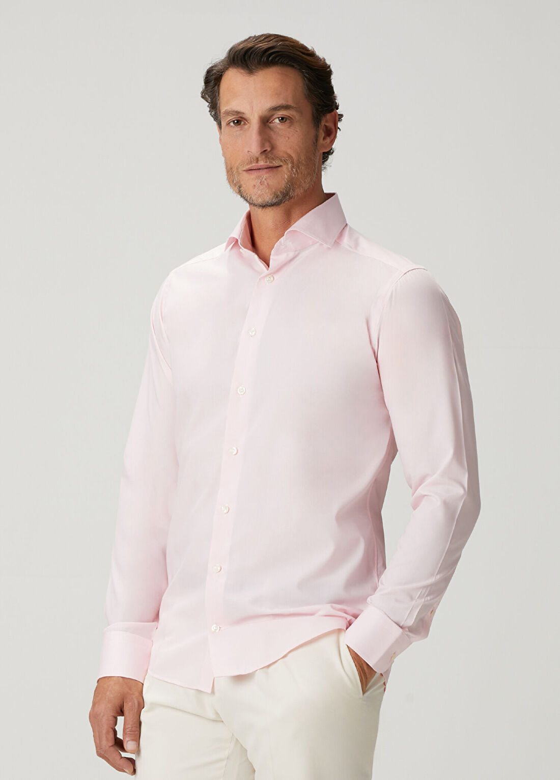 Eton Pembe Gömlek görsel 3