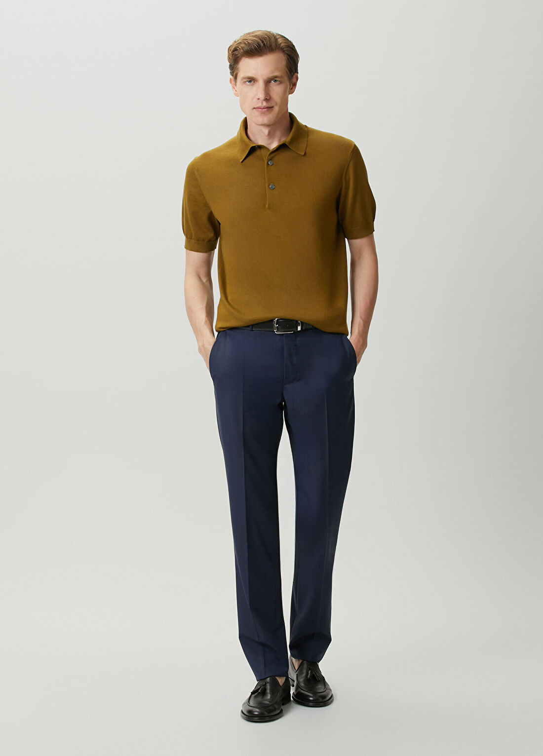 Zegna Lacivert Yün Pantolon