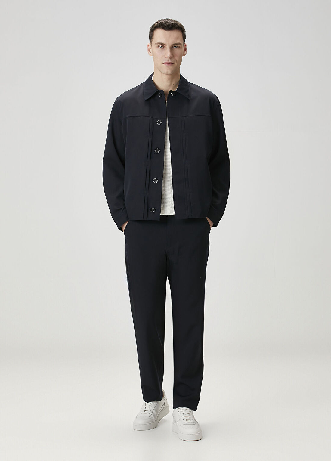 Rag&Bone Evan Lacivert Yün Pantolon