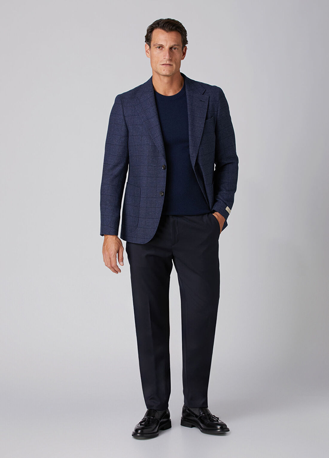 Beymen Collection Lacivert Kaşmir Triko görsel 3