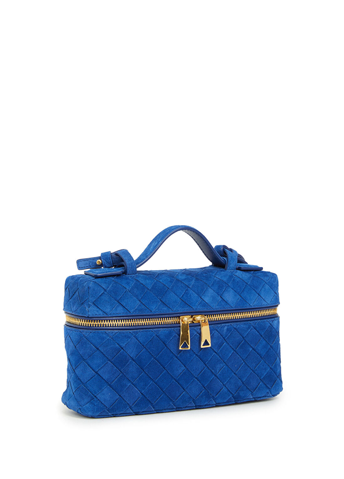 Bottega Veneta Bang Bang Saks Kadın Süet Çanta görsel 3